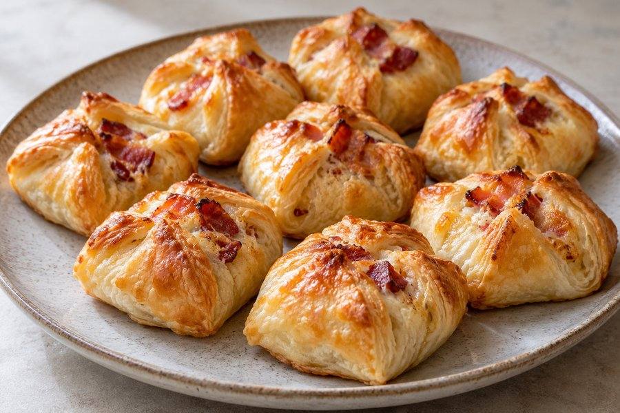 bocaditos de queso y bacon