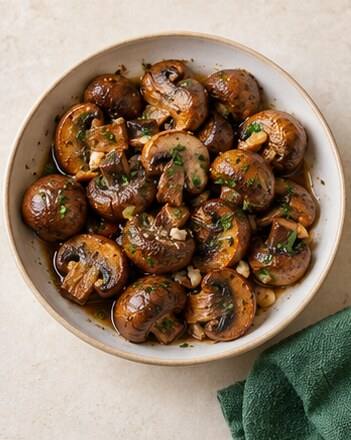 champiñones al ajo