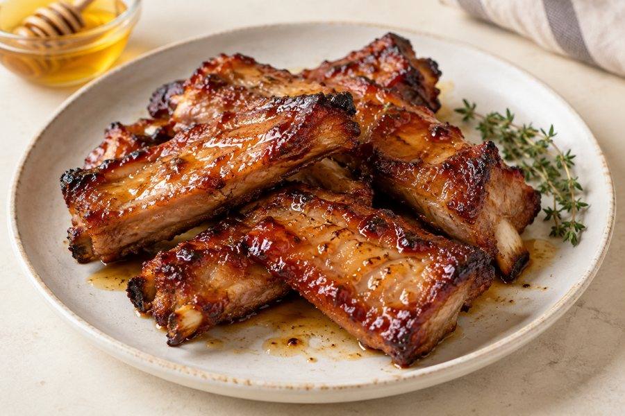 costillas con miel