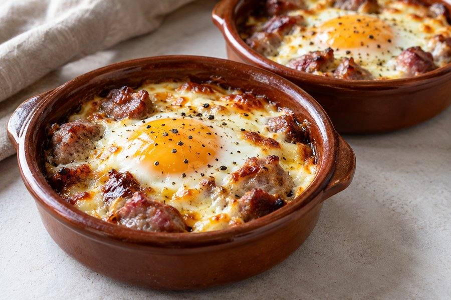 huevos con salchicha