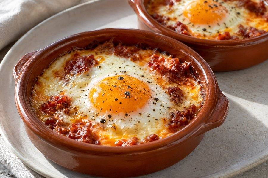 huevos con sobrasada