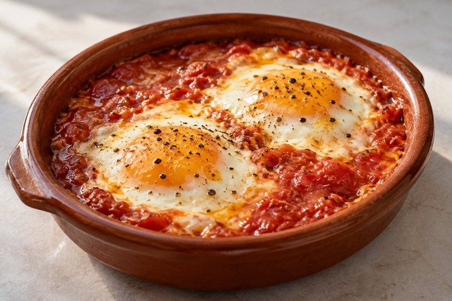 huevos con tomate