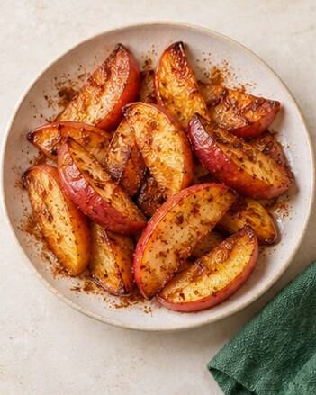 manzana asada con canela