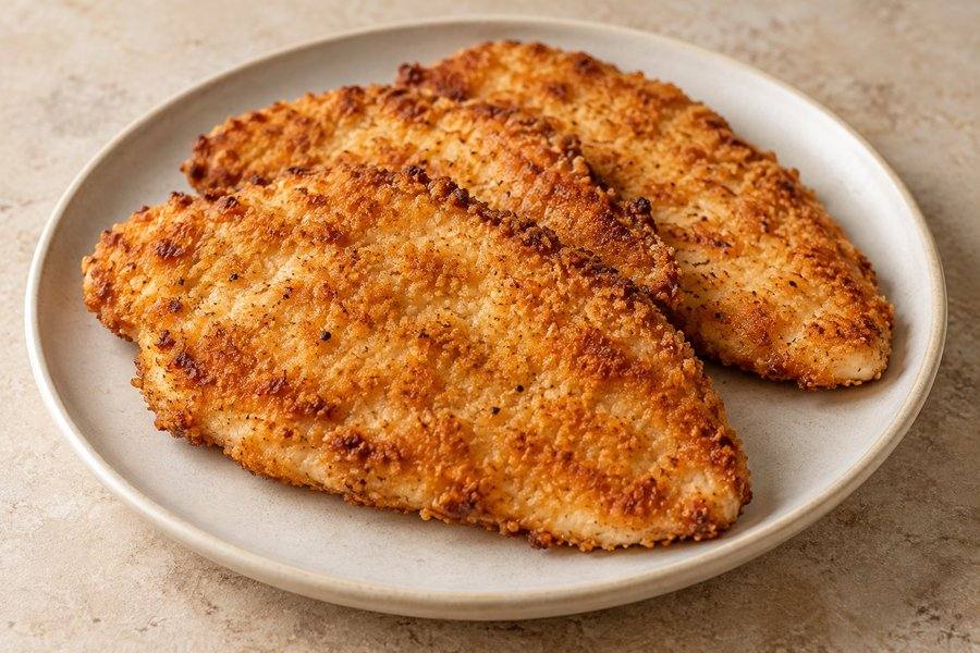pechuga de pollo empanada