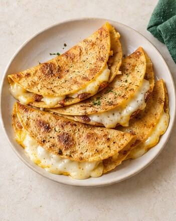quesadillas de queso y maíz